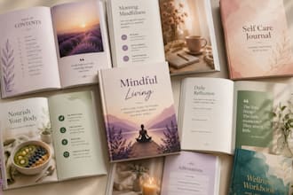 design german canva wellness ebook mindfulness etsy journal freebie life coaches