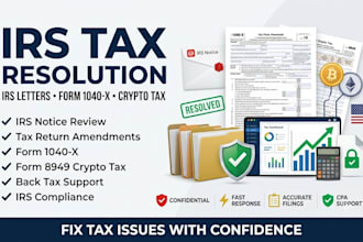 fix irs letter issues tax amendment form 1040x, crypto tax filing with form 8949