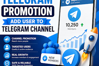 do telegram promotion add user to telegram channel