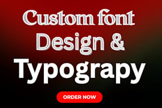 design unique custom font in ttf or otf for your brand