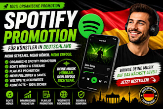 spotify promotion deutschland spotify playlist promotion organische spotify