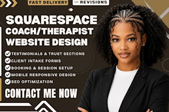 squarespace website for coaches therapists wellness squarespace website redesign