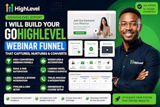 do gohighlevel webinar funnel gohighlevel landing page gohighlevel automation