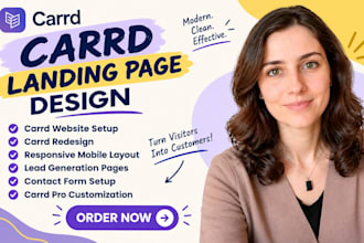 carrd website, carrd website redesign carrd landing page carrd co