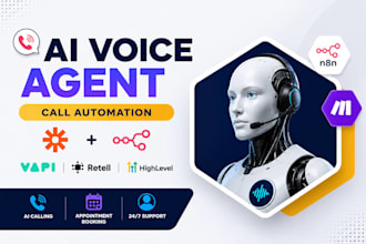 build ai voice agent ai calling agent vapi ai receptionist ghl, n8n automation