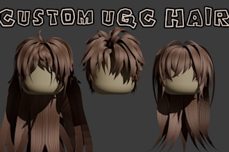 create customizable ugc hair in blender
