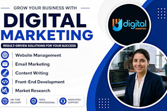 be your digital marketing manager for SEO website management