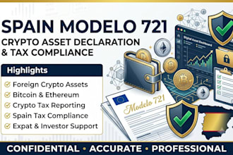 prepare spain modelo 721 crypto asset declaration for tax compliance