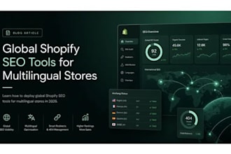 upload multilingual product data with SEO tags and collection setup on shopify