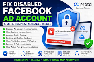 audit and support meta ads account problems