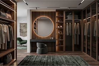 design walk in closet, electrical layout, wardrobe, kitchen cabinet, cabinet
