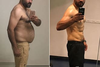 transformation your body in 5 month