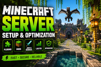 setup and optimize your minecraft java or bedrock server