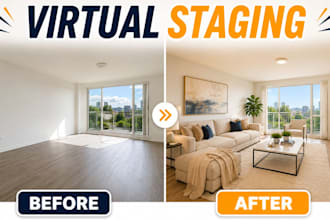 do realistic virtual staging and virtual renovation for your real estate photos