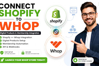 connect shopify to whop store whop digital product whop membership geo shopify