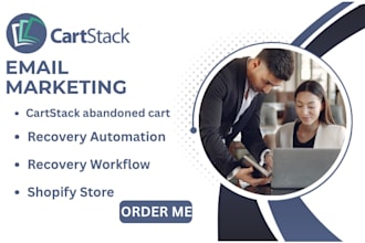 setup cartstack abandoned cart recovery automation recovery workflow