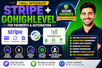 integrate stripe with gohighlevel for payments and automation