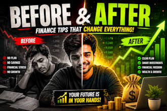 design professional finance and business youtube thumbnail
