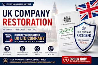 restore UK company, restore UK ltd, company restoration and ltd registration