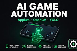 develop ai game automation, mobile game bot, claude code appium uiautomator2