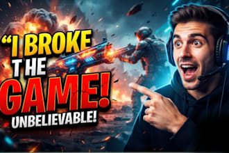 professional thumbnails for gaming, lifestyle, and business