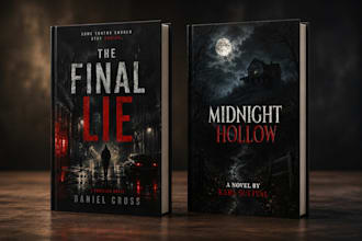 design premade or custom novel, ebook and wattpad book cover