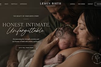 design squarespace birth photographer website doula website photo portfolio