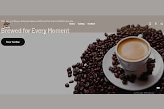 design wine beverage shopify store beverages store wine website coffee web