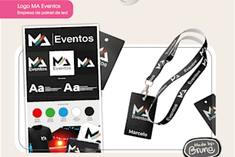 create a professional logo and visual identity