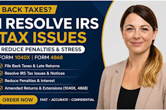 file back taxes resolve irs tax issues reduce penalties form 1040x 4868