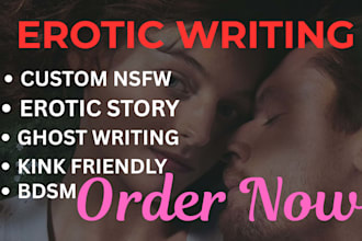 seductive fantasy romance bdsm ghostwriter for nsfw fanfiction short stories
