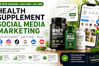 be your health supplement marketing setup or fix supplement ads for new website