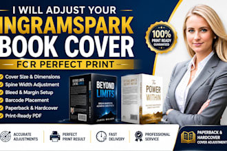 adjust your ingramspark book cover for perfect print