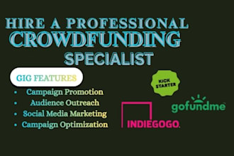 promote your kickstarter and indiegogo crowdfunding campaign
