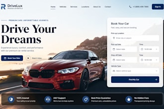build cruise yacht rental website car rental website jet ski booking website