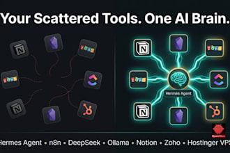 build n8n openclaw hermes agent jarvis ai deepseek ollama hostinger vps docker