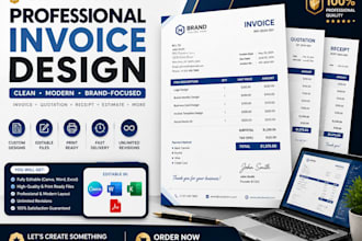 design invoice, letterhead, postcard, company, office, branding, jumbo layout