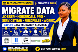 migrate data jobber housecall pro servicetitan fieldpulse workiz data migration