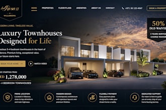 build property booking website party, short term rental website airbnb website