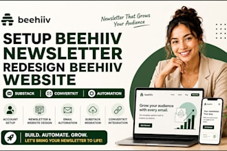 setup beehiiv newsletter redesign beehiiv website substack convertkit automation