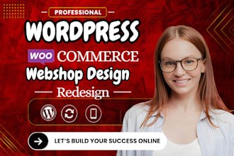 build wordpress ecommerce website woocommerce webshop woocommerce online store