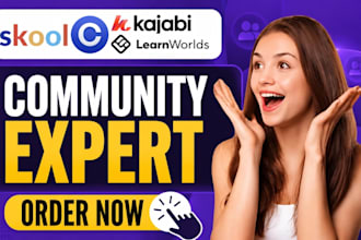 setup skool community kajabi online course learnworlds circle so lms expert