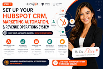set up your hubspot CRM, CRM marketing automation, and revenue operations system