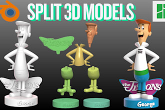 add color, split stl, convert stl to 3mf for bambu studio multicolor 3d printing
