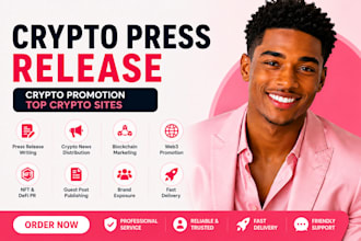 do crypto promotion by crypto press release on top crypto sites