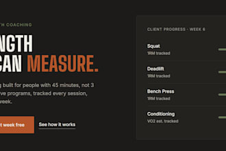 design and code a custom responsive landing page