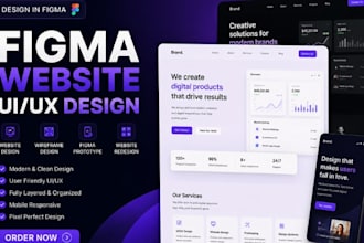 design figma website UI UX redesign figma prototype wireframe website mockup