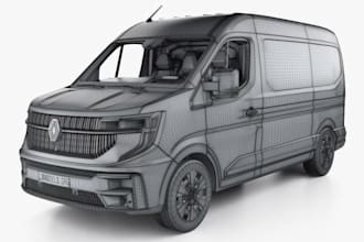 3d car model widebody kit car body kit 3d bumper 3d printing