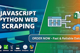 do python web scraping, with scrapy, selenium, bs4, puppeteer, octoparse, apify