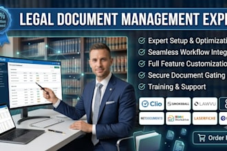 configure legal document management via clio smokeball lawvu 8am netdocuments